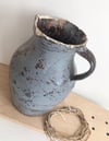 Vintage Clay Pottery Pitcher