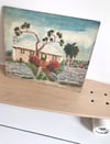 Vintage Island Beach House Painting