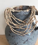 Antique Clay Necklace 