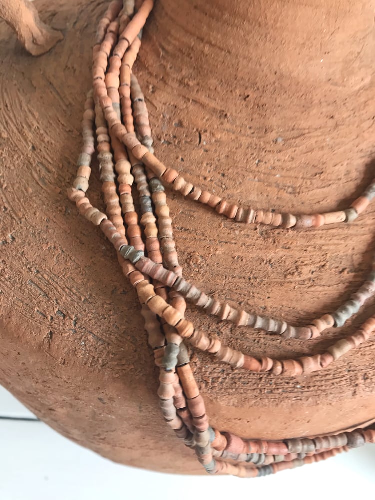 Image of Old Clay Necklace Strand 