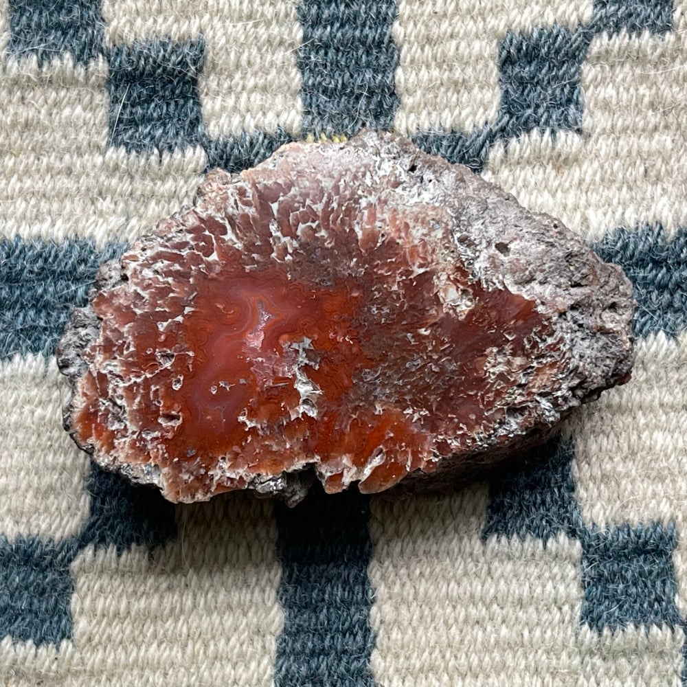 Agate Barite Pseudomorph Polished Specimen 