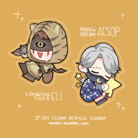 [PRE ORDER] Identity V Eli & Aesop Acrylic Charm