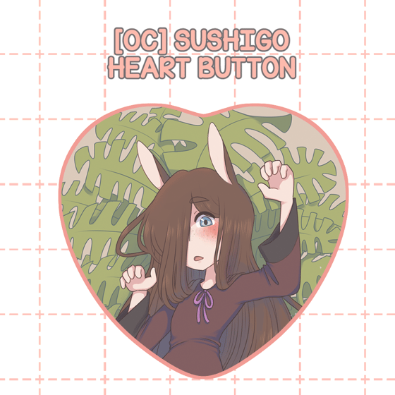 Image of [OCs] - Heart Buttons