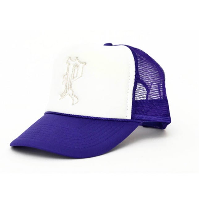 Image of Pollute Trucker Hat Purple