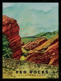 Red Rocks of Colorado, USA (Art Print) • (18" x 24")