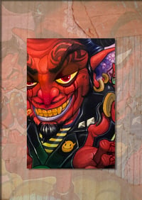 Image 2 of Money Devils *LIMITED EDITION OF 28 HANDMADE CUSTOMIZED PRINTS*