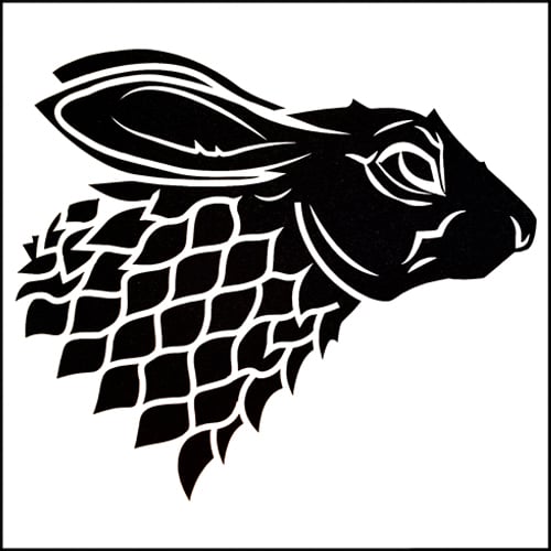 Image of GOT Bunny DECAL