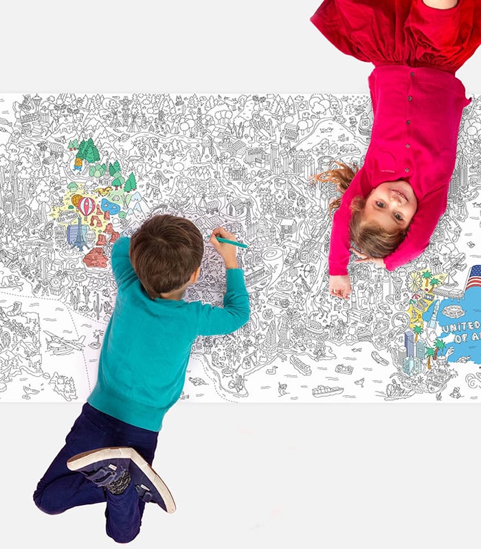 Omy Xxl Colouring Poster Bomba Design