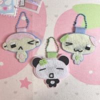 felt animal keychains