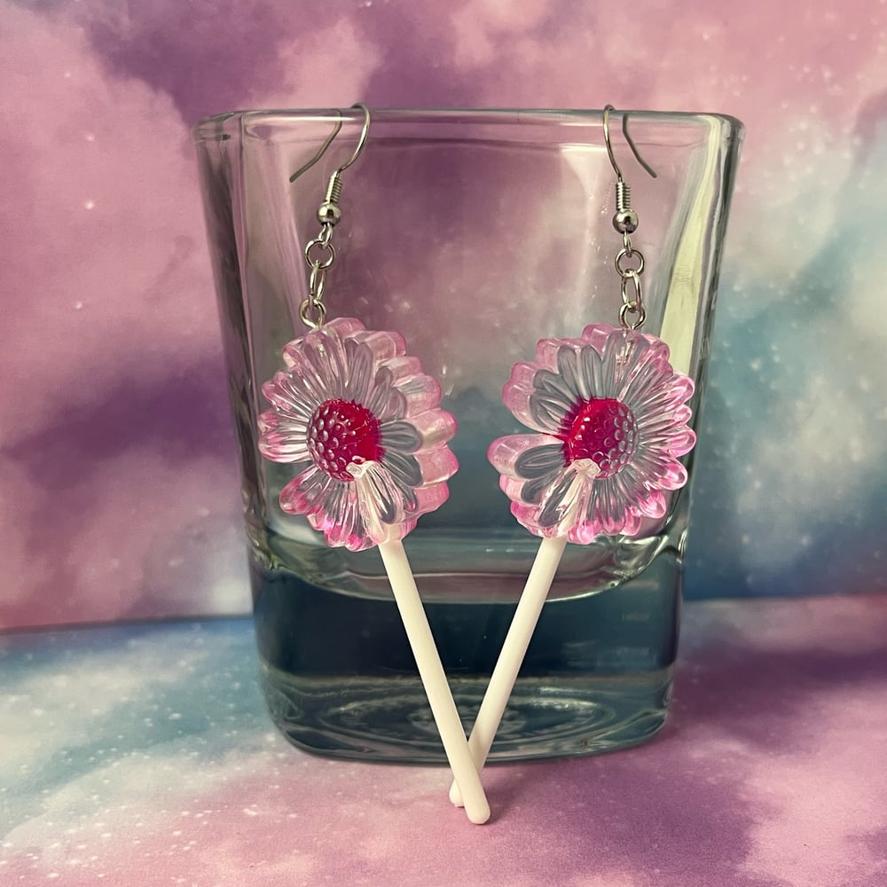 Image of Flower Lolipop Earrings