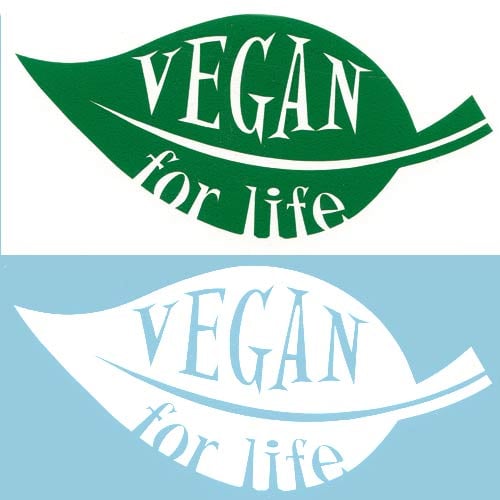 Image of Vegan for Life DECAL