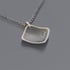 Sterling Silver Diamond-shaped Be Kind Necklace Image 4