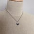 Sterling Silver Diamond-shaped Be Kind Necklace Image 5
