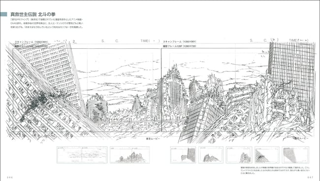 Hisashi Eguchi Animation Background Drawings