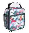 Insulated Lunch Bag - flamingoes 