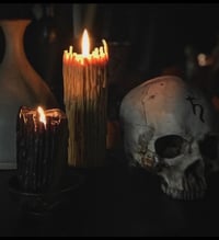 Image 1 of Dripped  Pillar Candles 