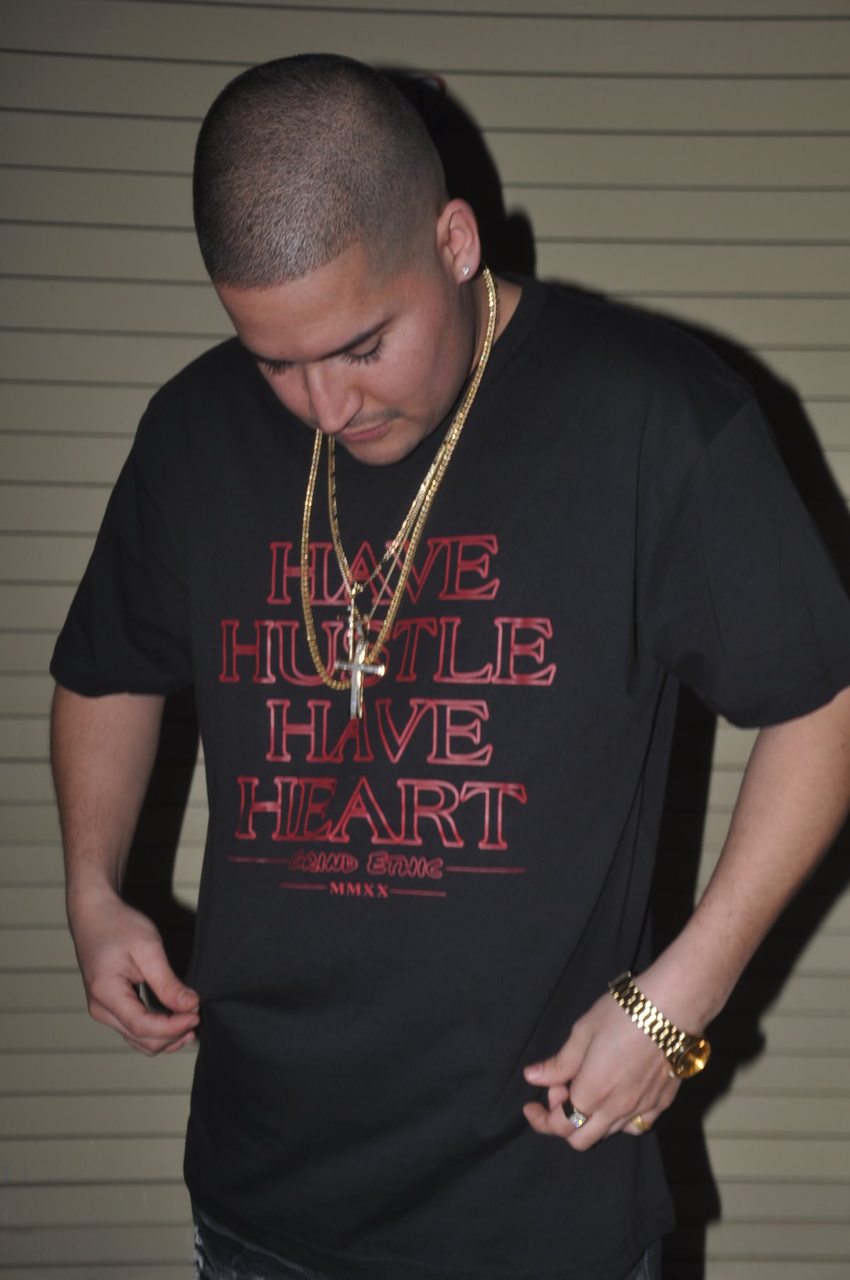 Have Hustle Have Heart Mens Crewneck T-Shirt