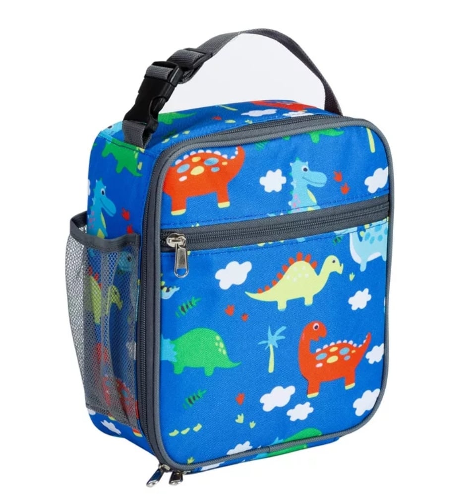 dinosaur insulated lunch bag