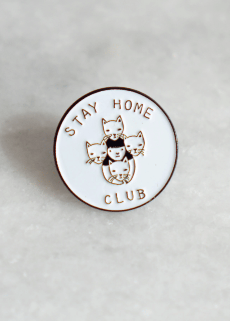 Image of Stay Home Club pin