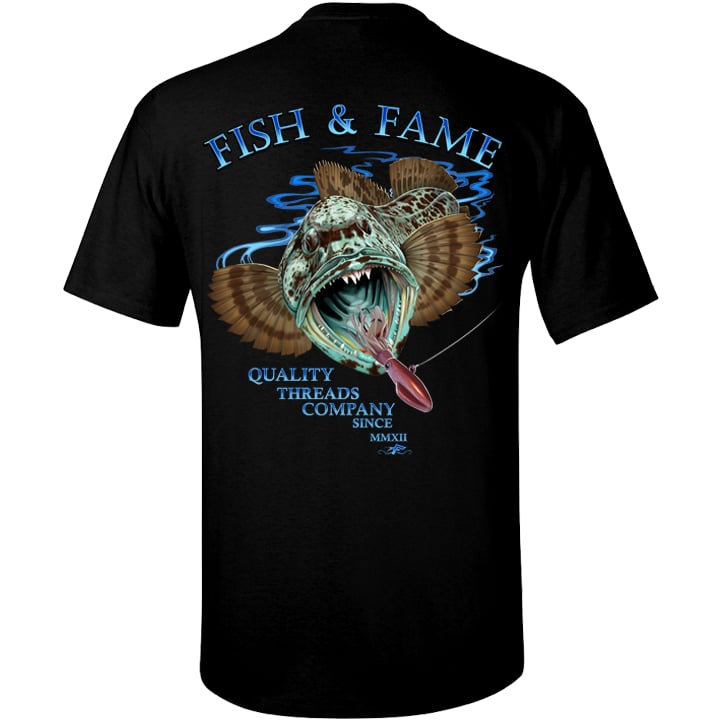 Image of Lingcod Tee (black)