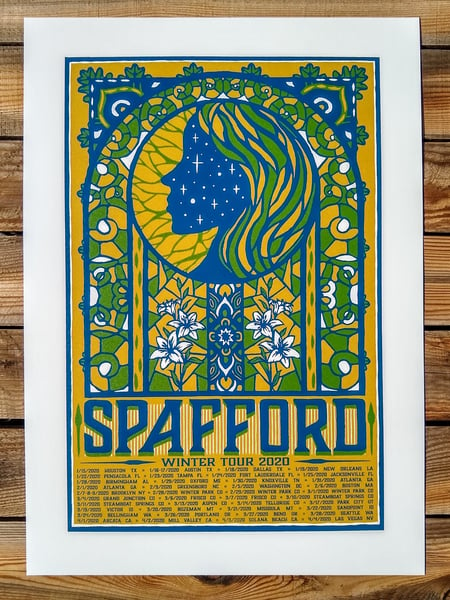 Image of Spafford Winter 2020 Tour Print Version 2