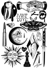 Blackwork flash sheet 
