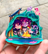 Image 5 of 'Space Whale Camping' Keith and Krolia Acrylic + Wood Standee