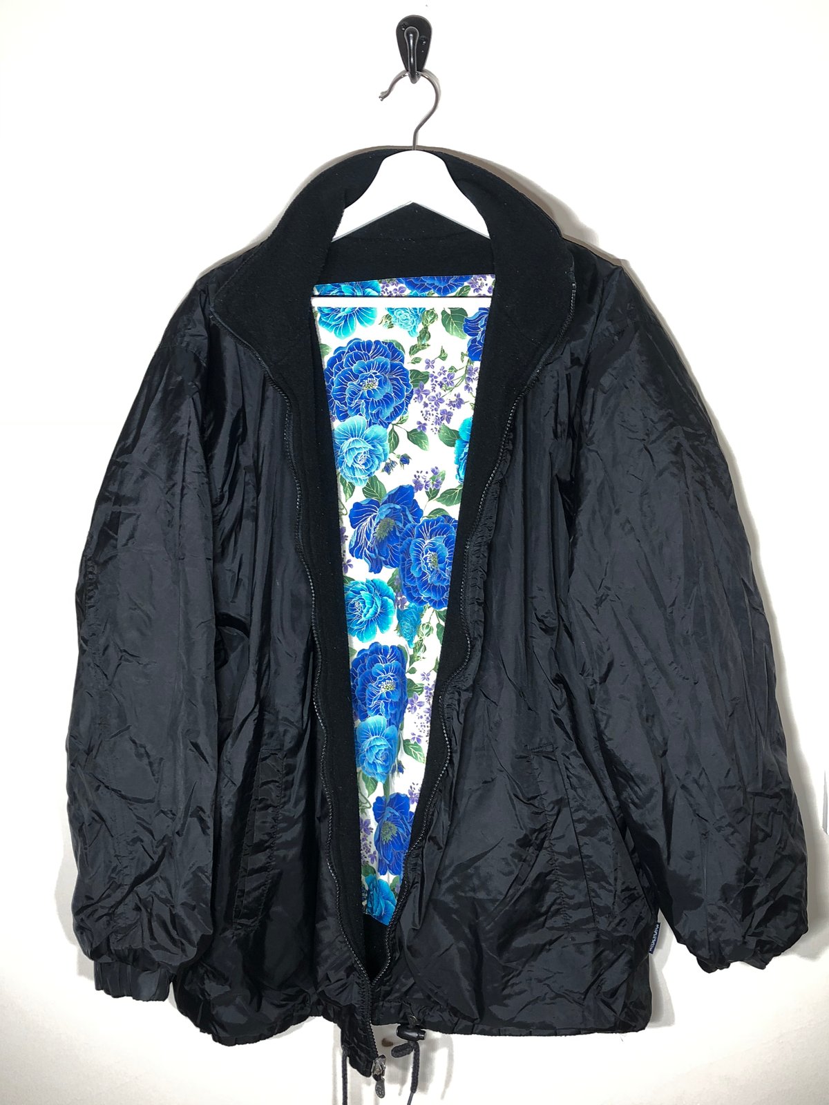 Image of Waterproof/fleece reversable floral coat 