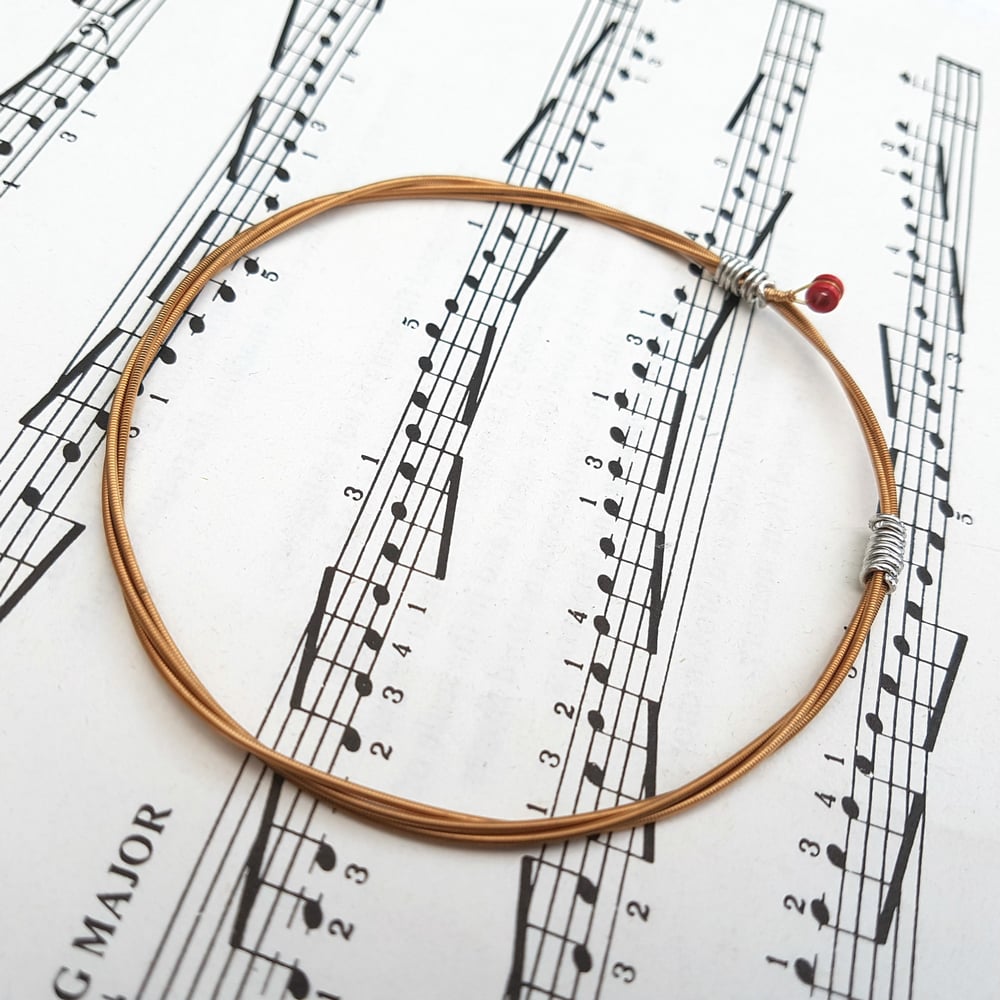 Recycled Guitar String Bracelet UNISEX