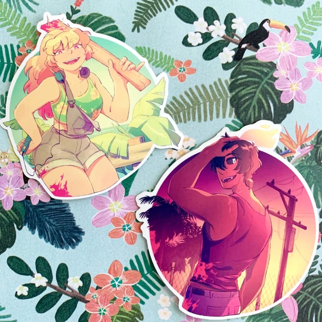 Image of Hot Summer sticker bundle