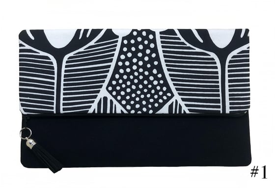 Image of Folded Clutch - Indigenous Fabrics