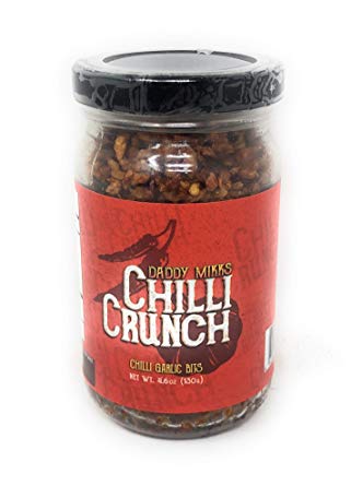 Image of 2 x Daddy Mikks Chili Crunch Garlic Bits 4.6oz (130g)
