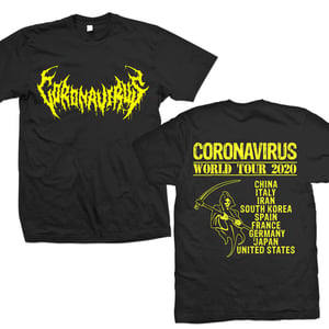 Image of CORONAVIRUS "World Tour 2020" T-Shirt