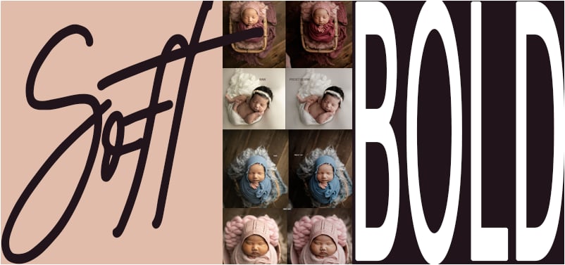 Image of Soft & Bold Collection Presets for ACR Photoshop & Lightroom CC