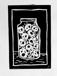 Image 1 of Jar of wonky skulls ☠️