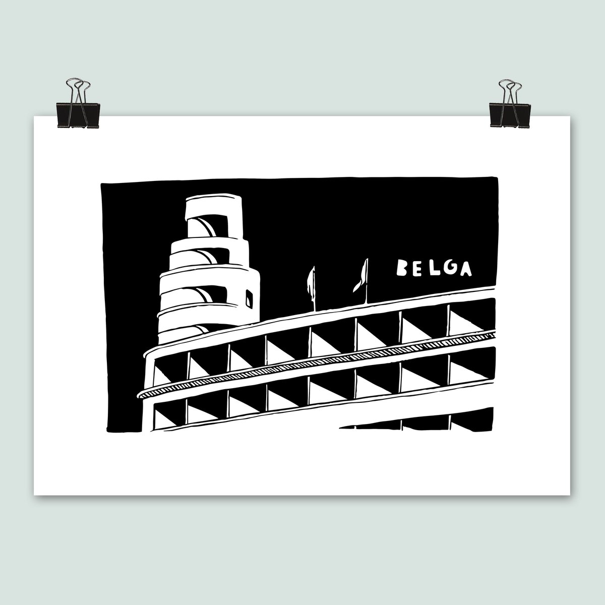 Affiche Belga