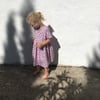 Garden Dress-rose vintage flowers