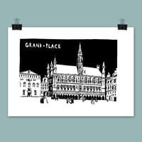 Image 1 of Affiches Grand-Place (2 visuels différents)