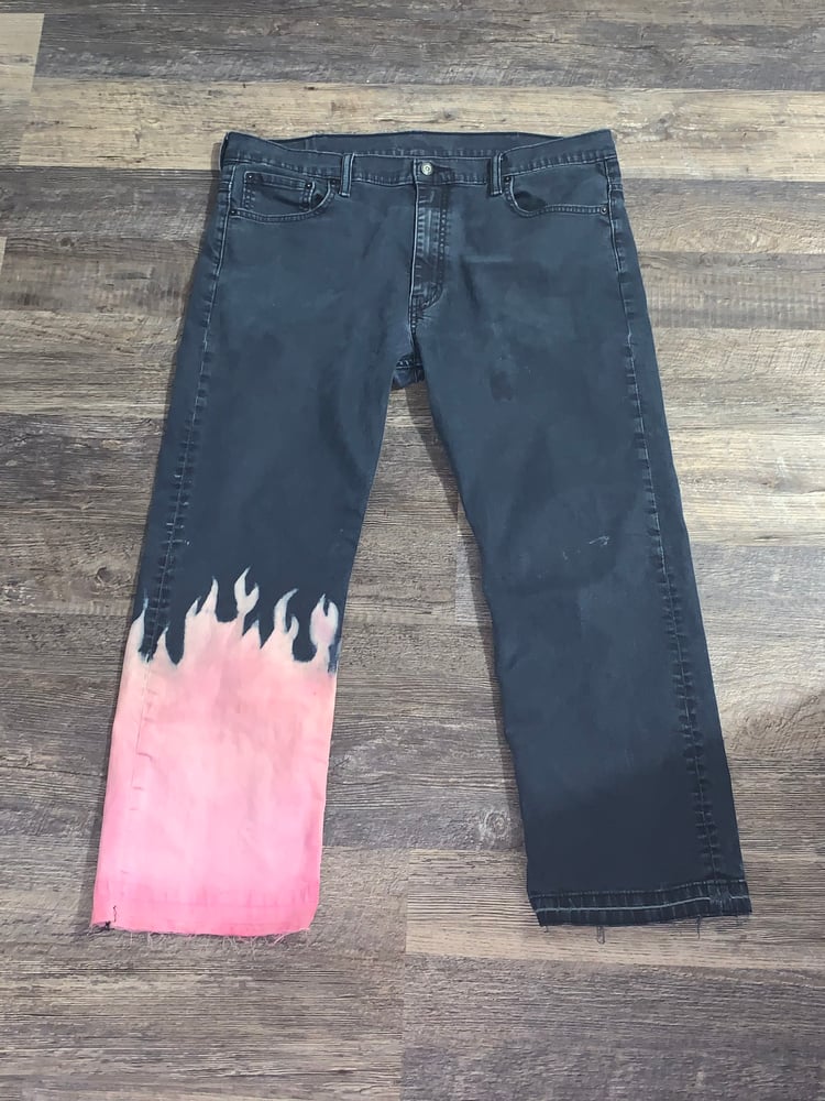Image of Half&Half Flame Jeans