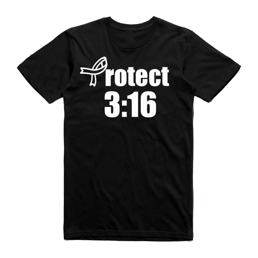 Image of Limited Re-Stock Protect 3:16 Tee Black
