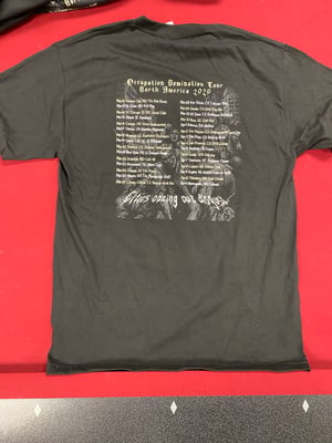Image of "Naraka" T-shirt with tour dates