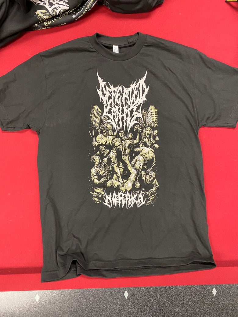 Image of "Naraka" T-shirt with tour dates