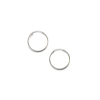 Image 1 of extra silver hoops for BASIC hoop earrings