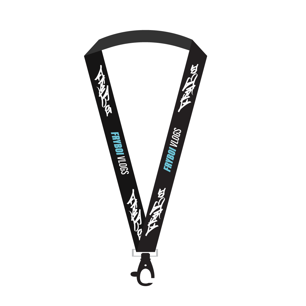 Image of Signature logo - Black Lanyard