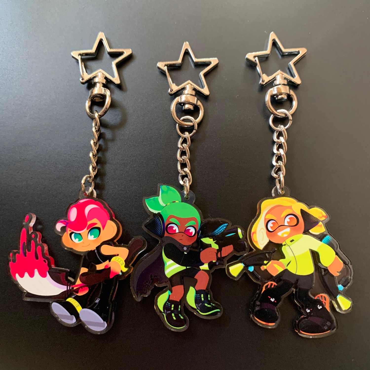 Splatoon Agents - Acrylic Charms | Bipbipps