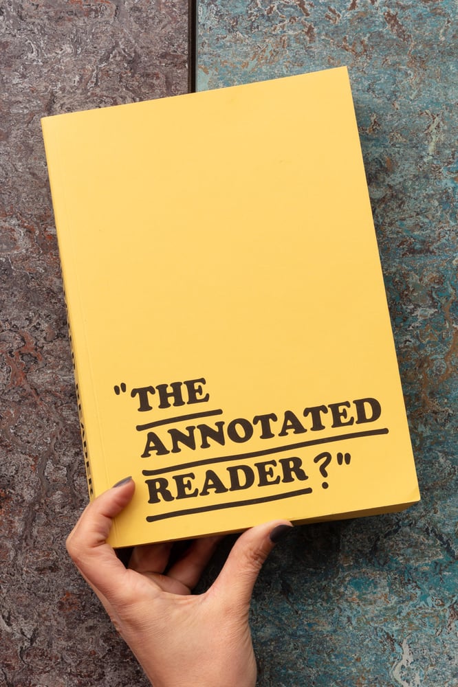 Image of THE ANNOTATED READER  <br />  — Ryan Gander & Jonathan P. Watts
