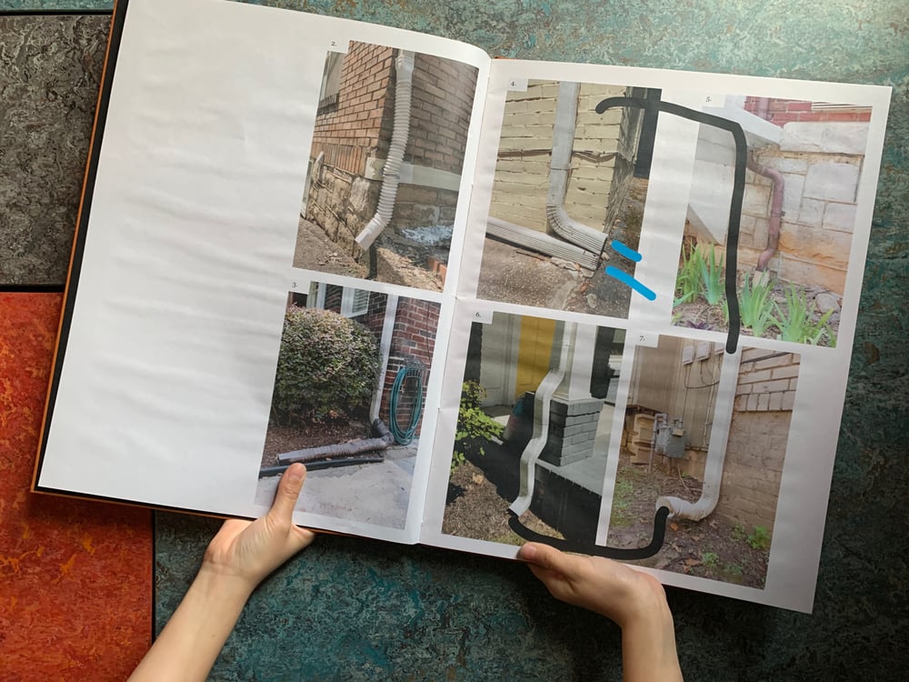 Image of OH DEAR — A typology of drainpipes (Limited Ed. Hard Cover)<br /> —Dante Fewster Holdsworth