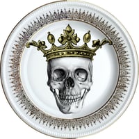 Image 1 of Skeletor King - Vintage Porcelain Plate - #0717