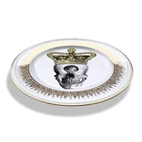 Image 2 of Cyclops King - Vintage French Porcelain Plate - Limoges France #0717