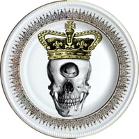 Image 1 of Cyclops King - Vintage French Porcelain Plate - Limoges France #0717